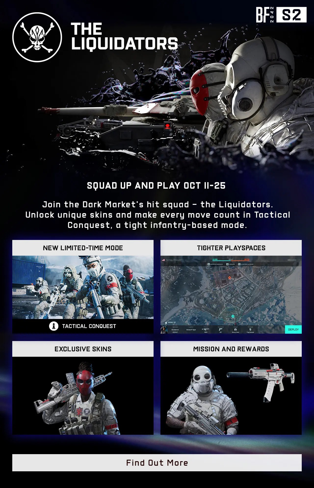 Battlefield 2042 The Liquidators limited-time event email